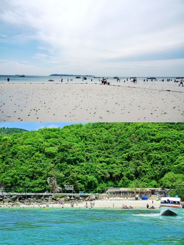 Pattaya's most beautiful beach, Tawan Beach.