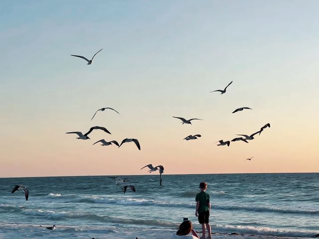 The most beautiful white sand beach in America - Clearwater.