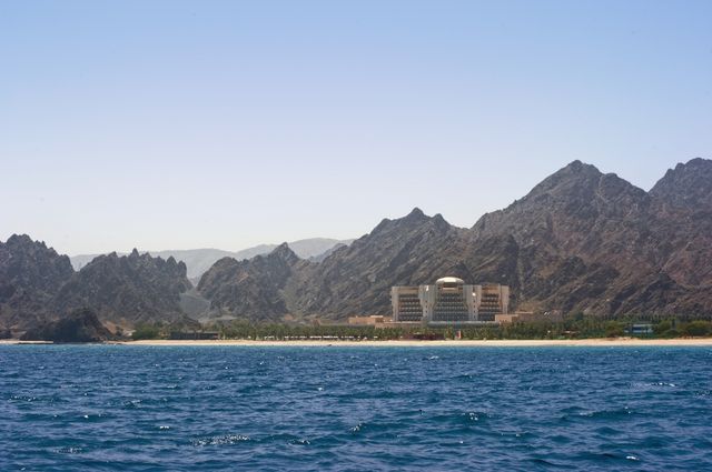 The Ritz-Carlton Hotel in Oman: recognized as one of the best hotels in the Middle East in 2022.