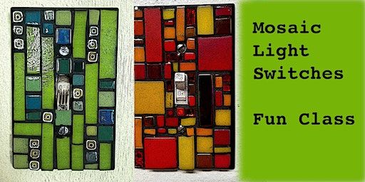 Mosaic Workshop/ Switch Plates / Make and Take | Tree House Studio ( Rebecca Collin's Place)