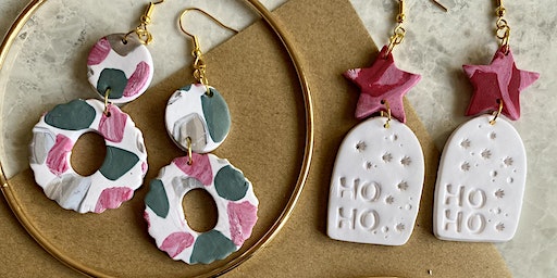 Make your own Polymer Clay Festive Earrings | Vineyard 72