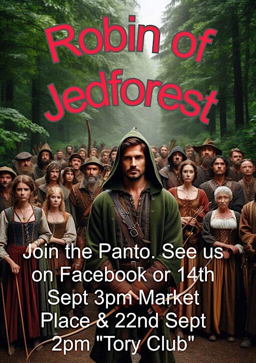 Gathering of the Cast - Robin of Jedforest Panto | Jedburgh Unionist Club