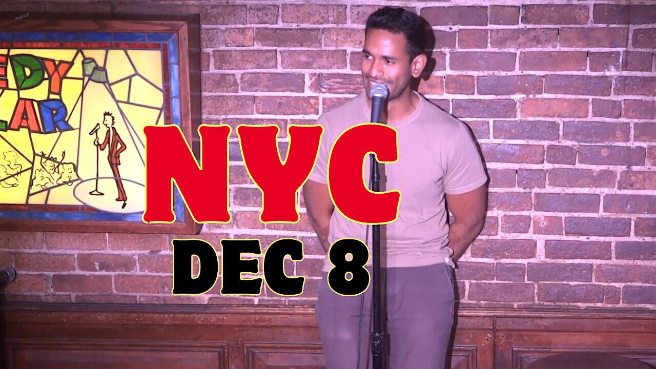 Shafi Hossain in NYC! BYOB! WILLIAMSBURG (Dec 8) | The Vino Theater