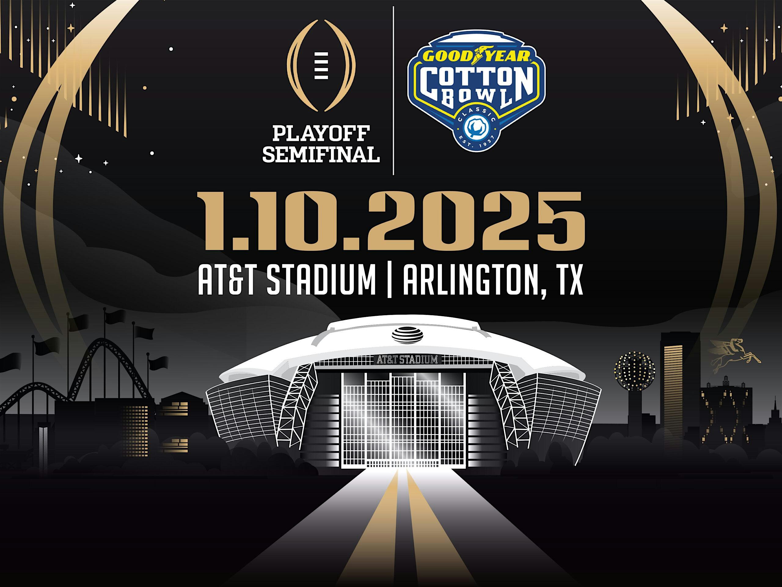 89th GOODYEAR Cotton Bowl Classic 2025 CFP SEMIFINAL (Volunteers