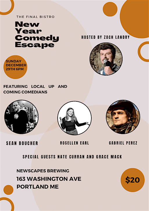 Newscapes New Year Comedy Escape | Newscapes Brewing