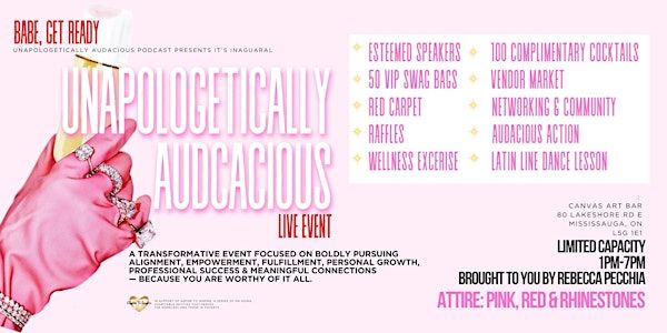 Unapologetically Audacious Live Event | Canvas Art Bar