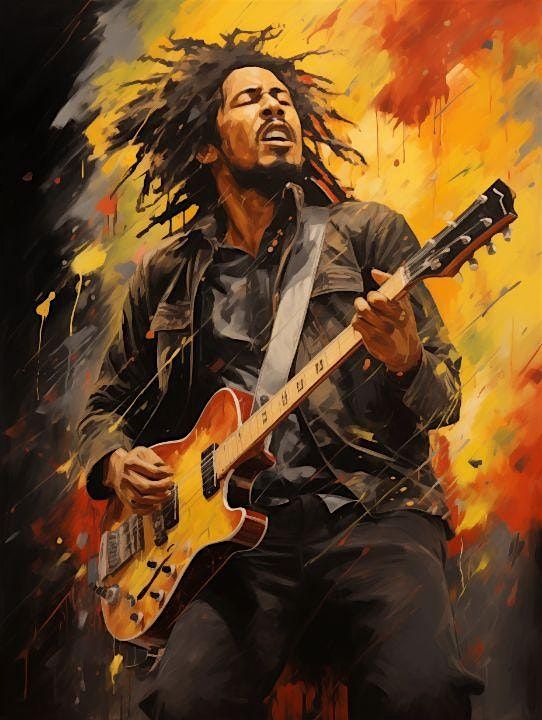 Bob Marley Tribute "One Love" Sip Slow Paint Class | Bronzeville