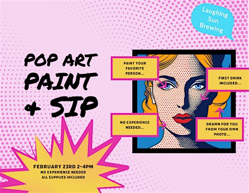 Pop Art Paint & Sip | Laughing Sun Brewing Co.