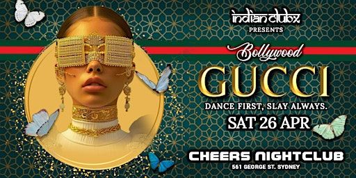 GUCCI - Bollywood Saturdays @Cheers Nightclub, Sydney | Cheers Sports Bar & Grill