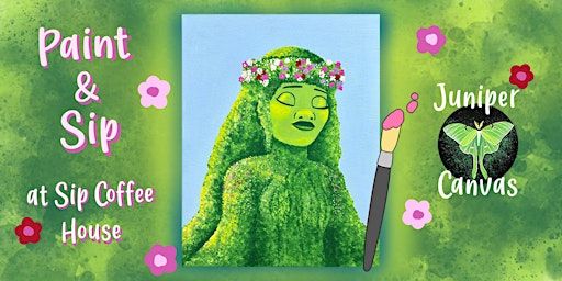 Paint & Sip at Sip Coffee House 2 in Highland: Island Goddess | Sip Coffee House and Artisan Cafe