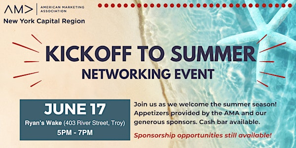 Kickoff to Summer - AMA Networking Night | Ryan's Wake