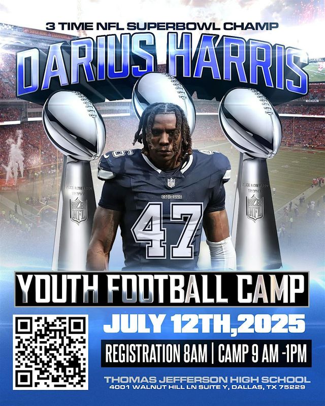 Darius Harris Youth Football Camp Dallas, TX | Thomas Jefferson High School