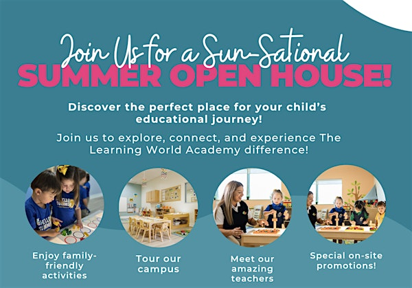 TLWA Venetian Open House 7/26 | The Learning World Academy Venetian