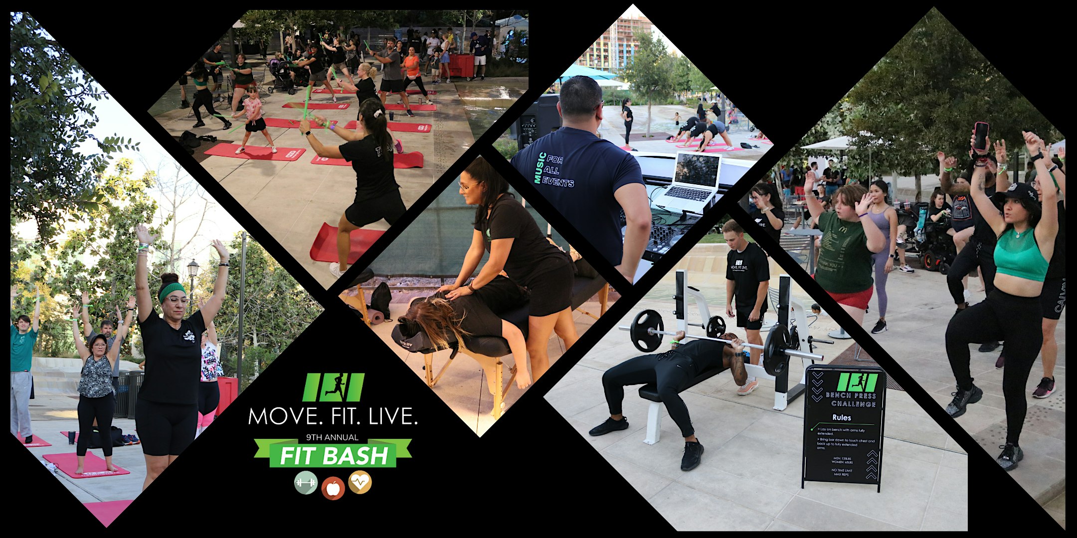 Move. Fit. Live. 9th Annual Fit Bash | Civic Park at Hemisfair