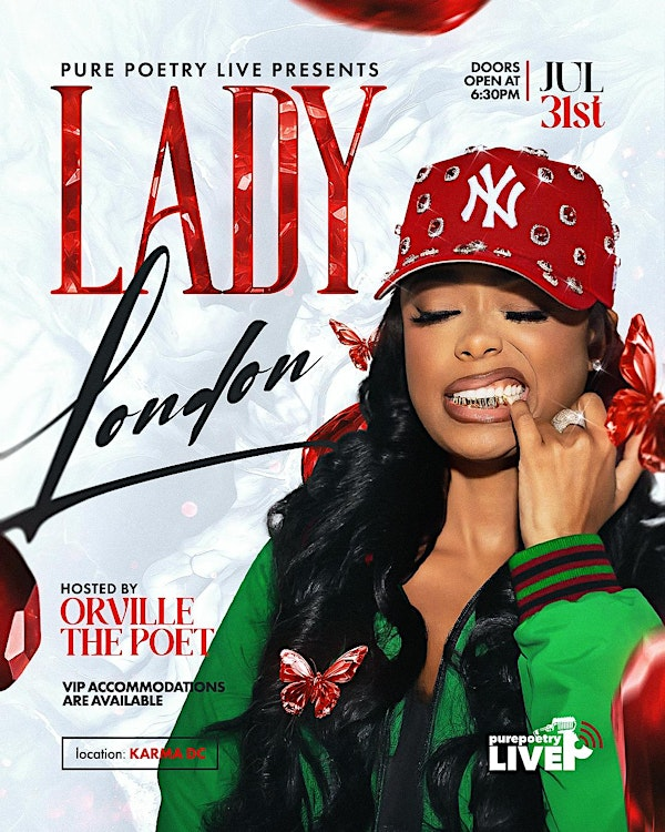 Pure Poetry Live ft. Lady London | Karma DC Live Music Venue