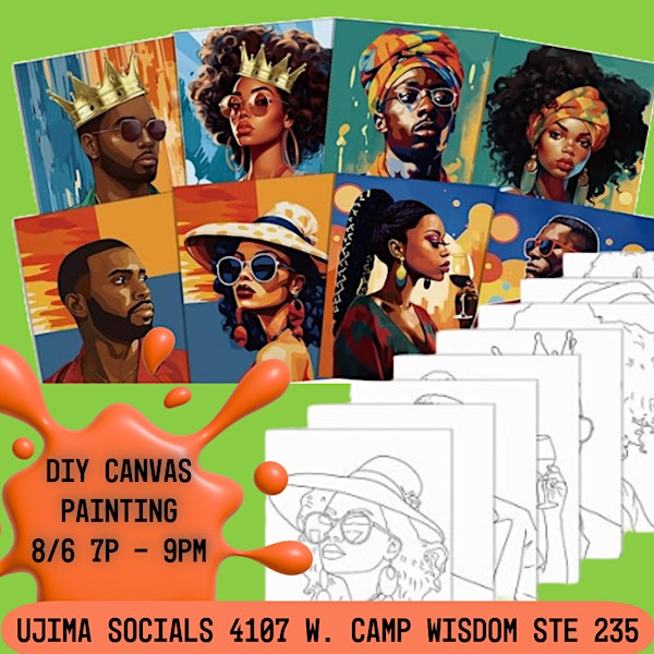 DIY Canvas Painting | 4107 W Camp Wisdom Rd ste 235