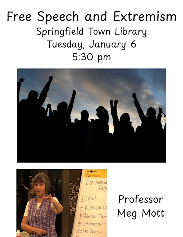 Free Speech and Extremism | Springfield Town Library