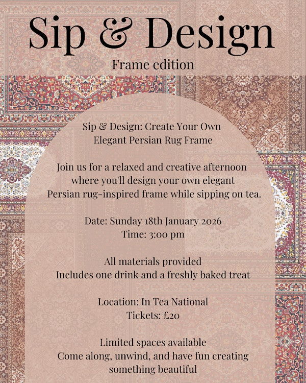 Sip And Design Frame edition | IN-TEA-NATIONAL