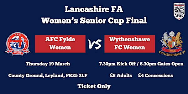 Lancashire FA Women's Senior Cup Final 2026 | County Ground (Leyland)