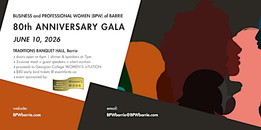 BPW Barrie 80th Anniversary Gala | Traditions Banquet Hall at Sheba Shrine