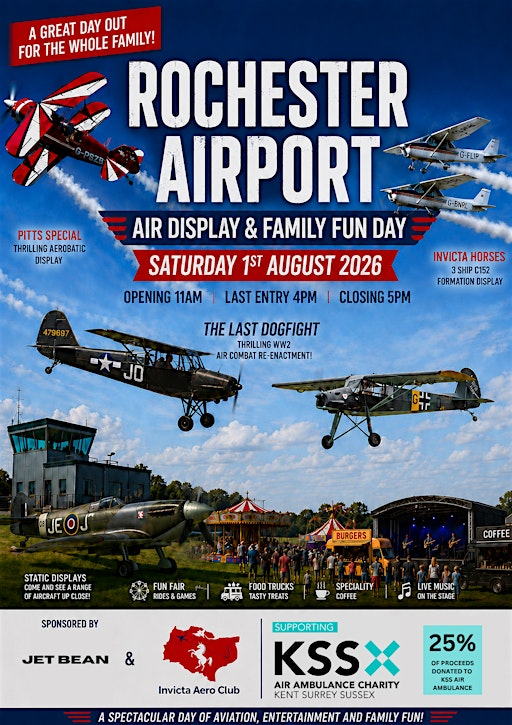 Rochester Airport Family Fun Day and Air Display | Rochester Airport