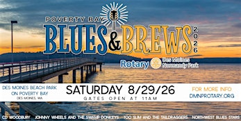 Des Moines Poverty Bay Blues & Brews Festival 2026 | Des Moines Beach Park