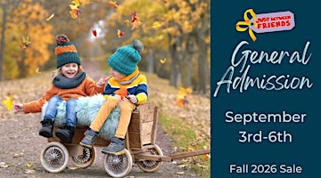 Open to the Public General Admission | JBF OP Fall 2026 Sale | Overland Park Convention Center