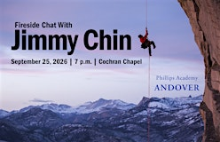 Fireside Chat with  Jimmy Chin | Cochran Chapel - on the campus of Phillips Academy
