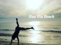 ตีลังกาชมพระอาทิตย์ตก ชายหาดหัวหิน
