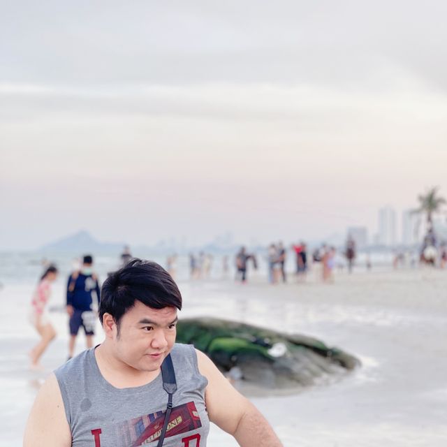  พาเที่ยวชายหาดหัวหิน ตอนเย็นๆ 📸🏖🧸