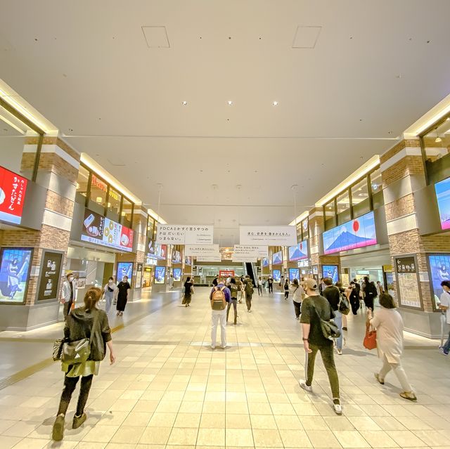 西鉄天神駅の様子