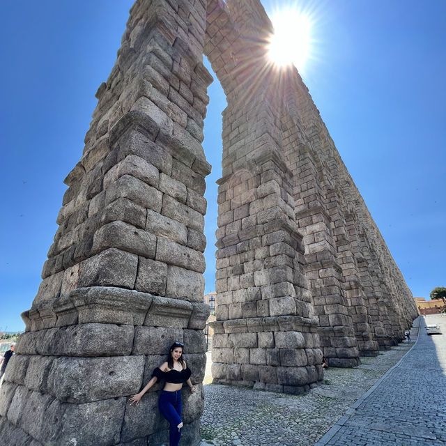 Gorgeous, historical Aqueduct of Segovia