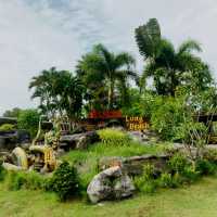 Resort with beautiful fountains 