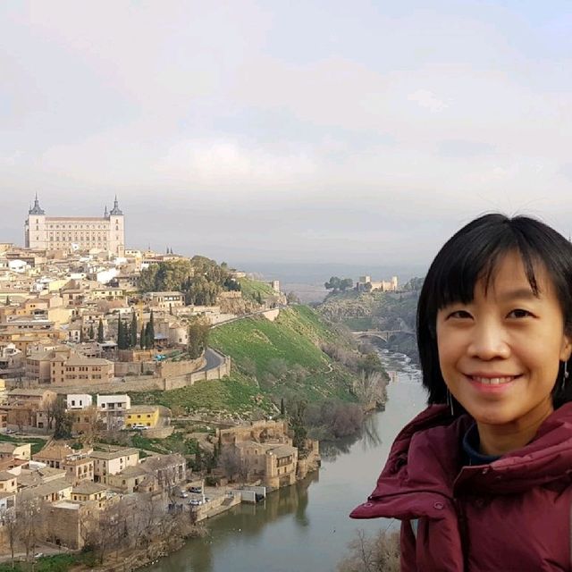 Toledo old Town with Tajo River - Spain