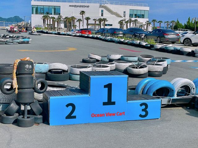 거제도 카트, 깡통기차, 페인트볼, 사격까지 '오션뷰 카트체험장' 🏎