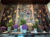 Flower hotel restaurant