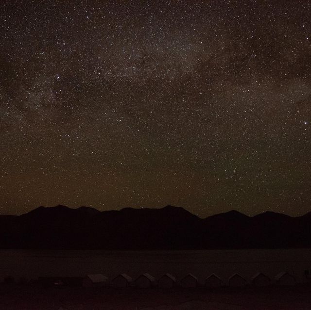 A night at pangong lake
