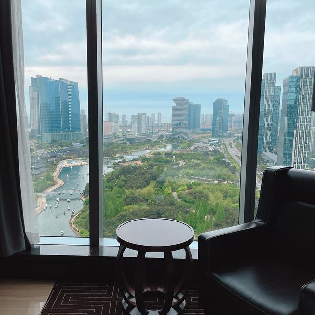 송도 센트럴파크가 한눈에👀 쉐라톤 그랜드 인천 호텔