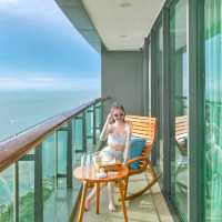 ที่พักสุดปังใจกลางพัทยา! ห้องวิวทะเลสวยมากก