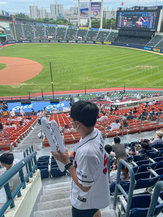 스트레스를 풀기 위해서는 야구 직관이 최고🏟