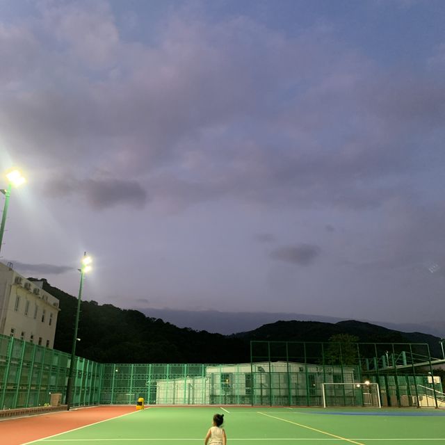 football photo session of my little nephew at Mui Wo