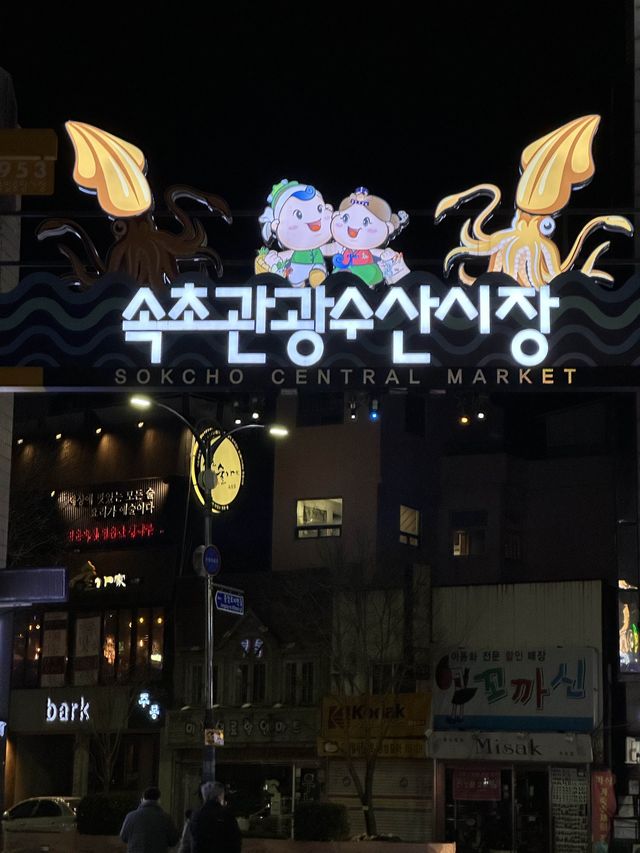 속초 수산 시장