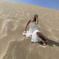 Sand dunes in Dunhunag, Gansu province