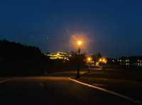 A night view of the church @ Yunman lake. Wow