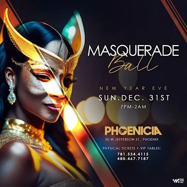 The 9th Annual NEW YEAR'S EVE MASQUERADE BALL | The Phoenicia