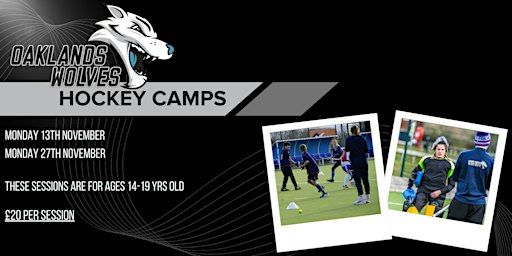 Oaklands Wolves Hockey community session juniors (14 - 19 yrs old) | Oaklands College St Albans