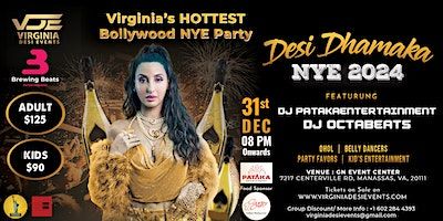 DESI DHAMAKA NYE 2024 - FAMILY FRIENDLY NEW YEAR PARTY | GN Event Centre