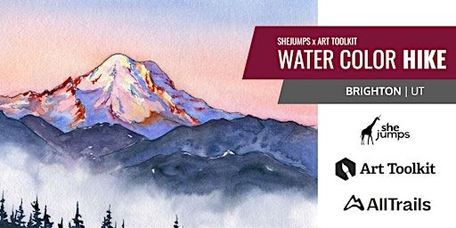 SheJumps x Art Toolkit | Intro to Plein Air Watercolor Painting | UT | Silver Lake Loop Trail