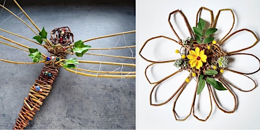 Willow Weaving Class: Daisy or Dragonfly (Deposit) | Leyland Studio
