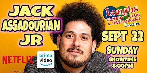 Comedian Jack Assadourian,JR Sunday Sept. 22nd @ 8pm at Laughs Comedy Club | Laughs Comedy Club